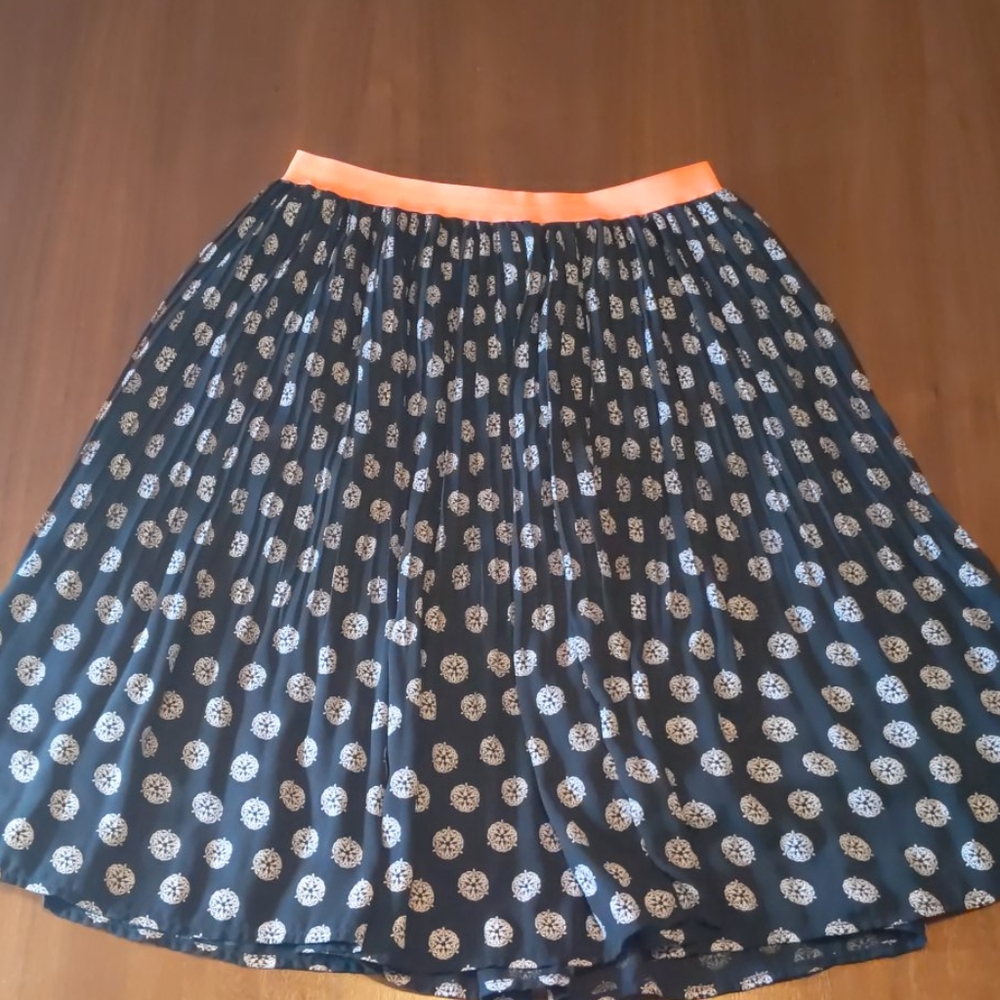 Pattern print A line skirt
